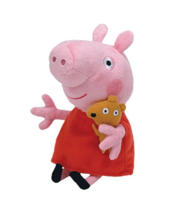 TY Peppa Pig Beanie Toy - 18cm