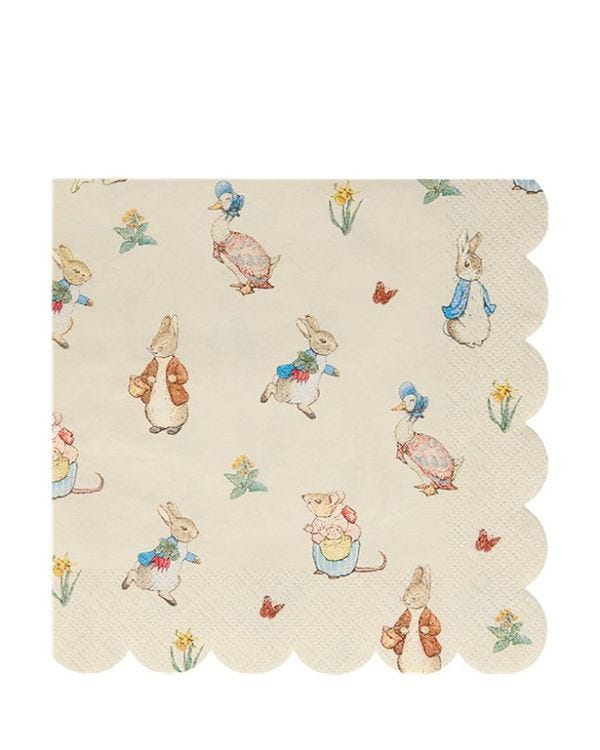 Peter Rabbit Paper Napkins - 33cm (20pk)