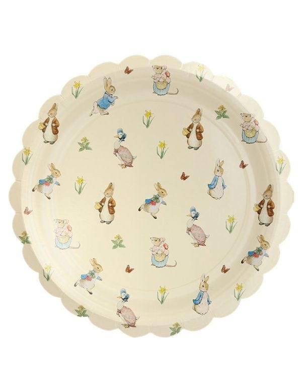 Peter Rabbit Paper Plates - 26cm (12pk)