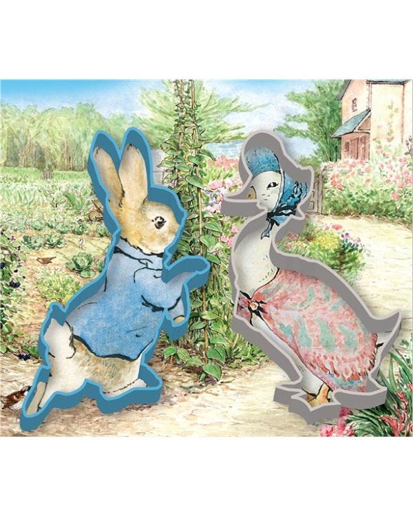 Peter Rabbit Cookie Cutter Set (2pk)