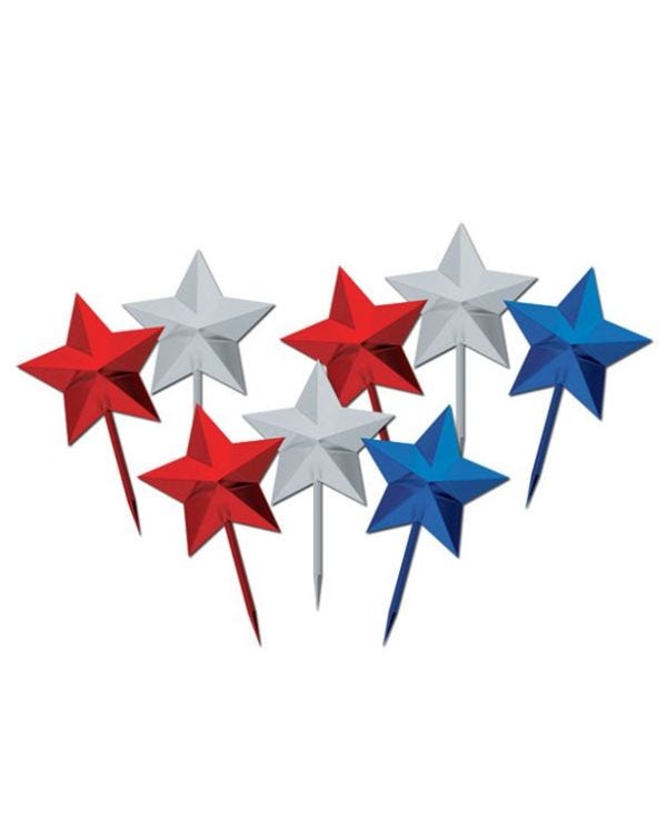 Star Shaped Food Picks (8pk)