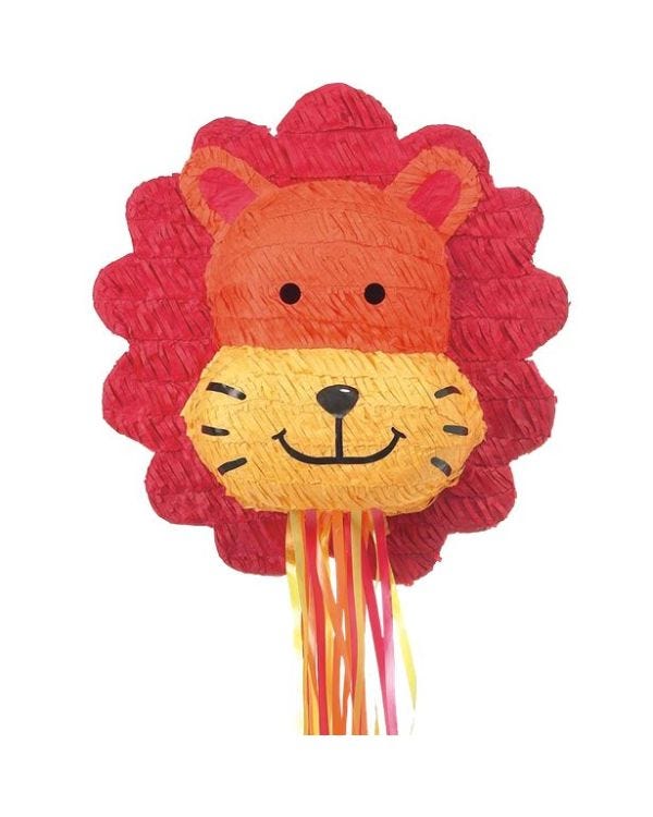 Lion Pull Piñata - 43cm x 38cm