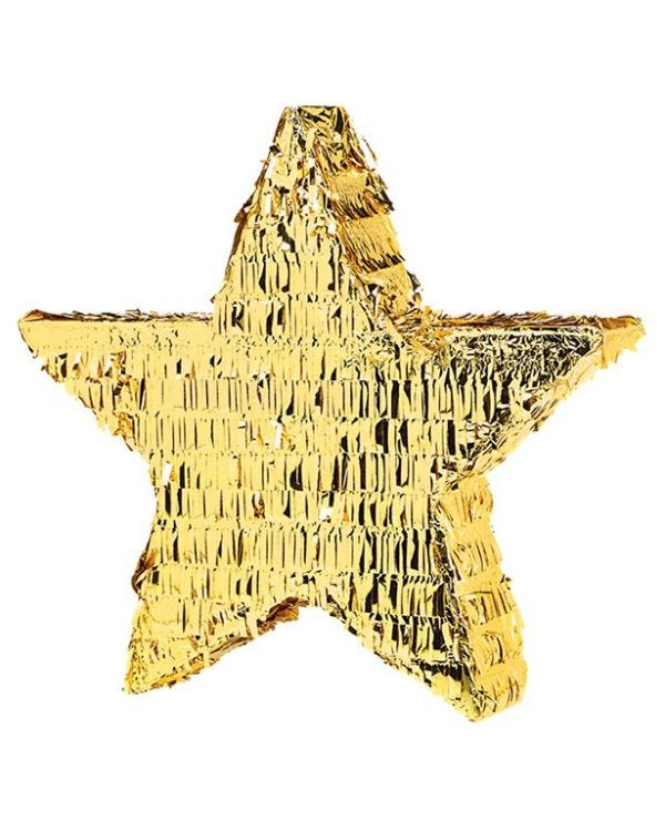 Gold Foil Star Piñata - 45cm x 45cm