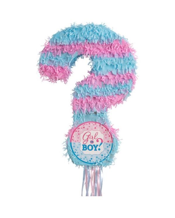 Gender Reveal Pull Piñata - 58cm x 57cm