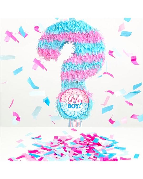 Gender Reveal Pull Piñata Kit