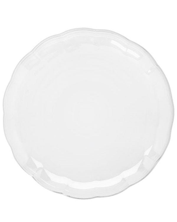 Clear Plastic Round Tray - 30cm