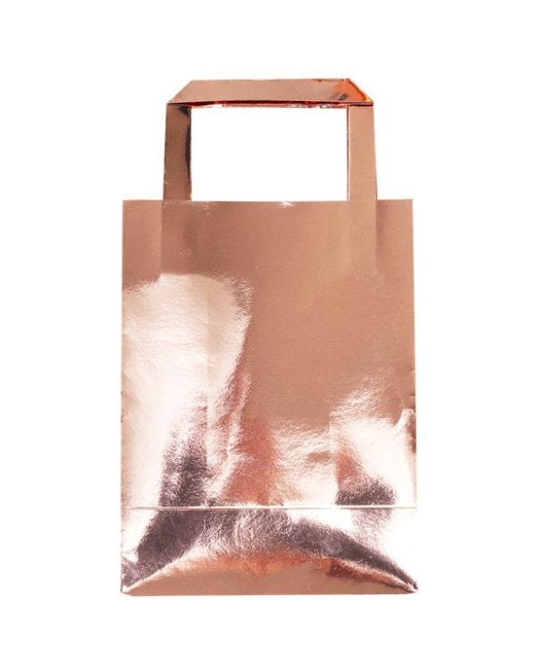 Pick &amp; Mix Rose Gold Paper Party Bags (5pk)