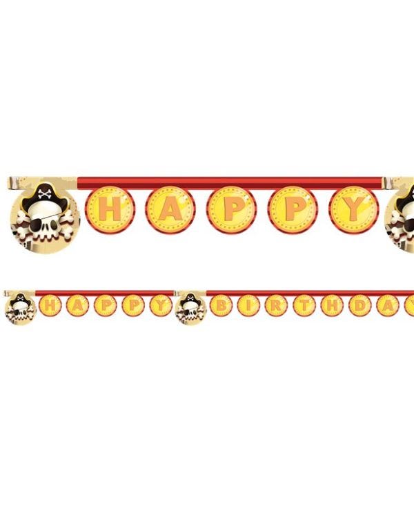 Powerful Pirates Letter Banner