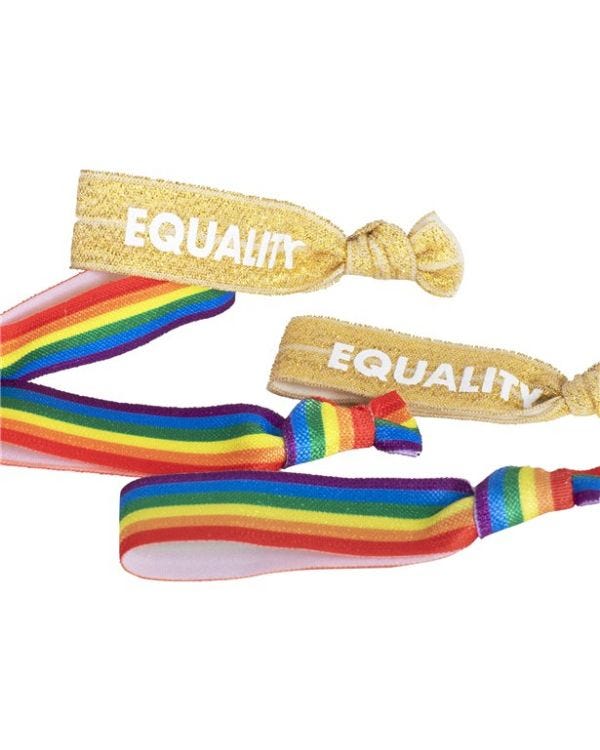 Rainbow Equality Wristbands (5pk)