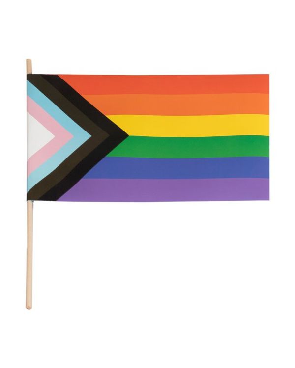 Progress Pride Handwaving Flag (5pk)