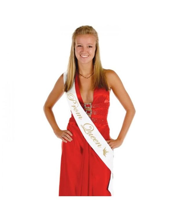 Prom Queen Sash