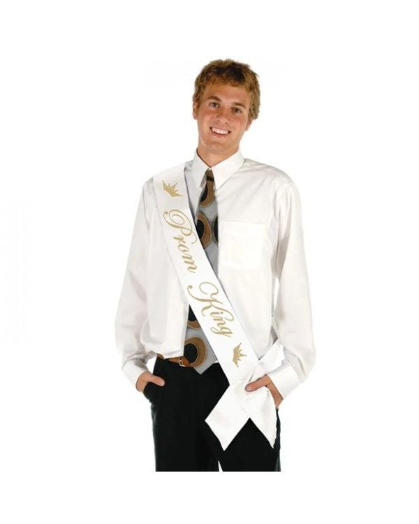 Prom King Sash
