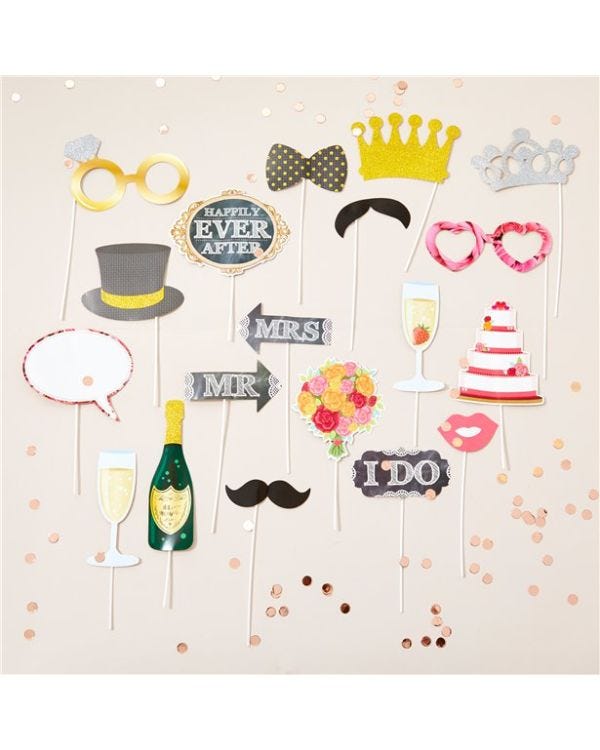 Wedding Photo Prop Kit (20pk)