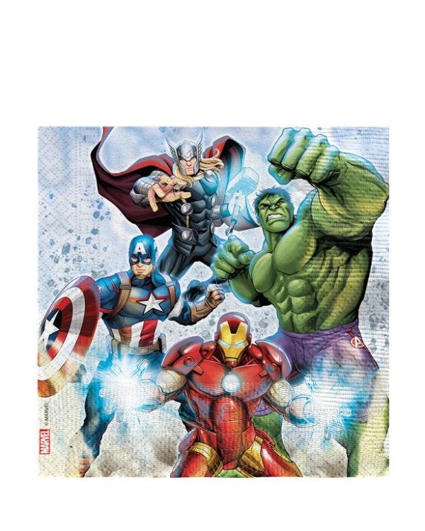 Avengers Infinity Stones Paper Napkins - 33cm (20pk)