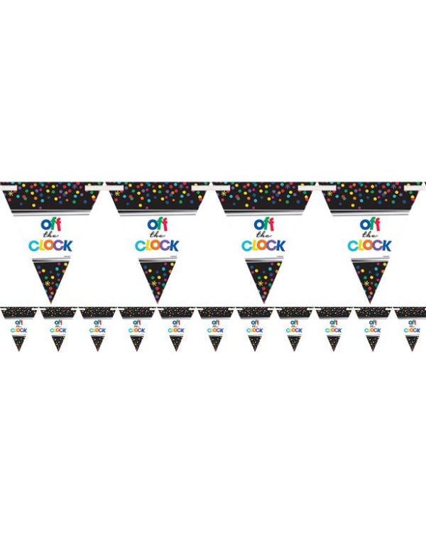 Officially Retired Bunting Banner