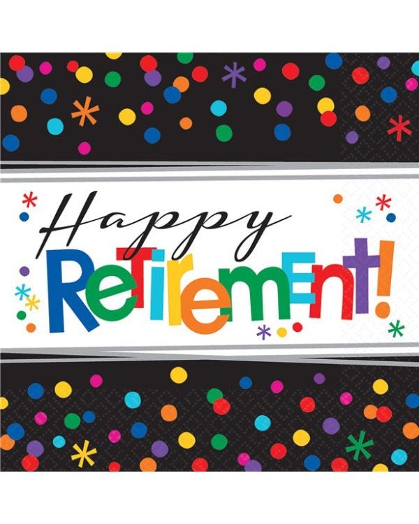 Officially Retired Napkins (16pk)