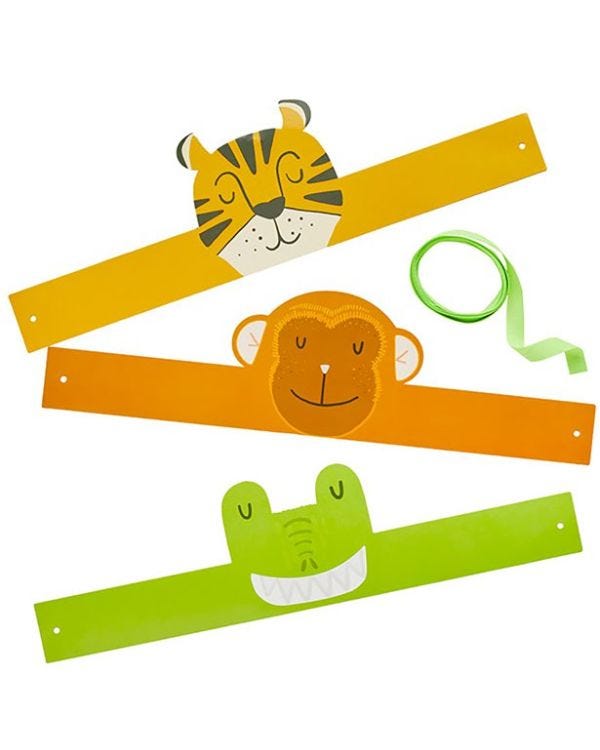 Snappy Animal Headbands (6pk)