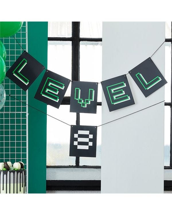 Gamer Level Up Add An Age Bunting