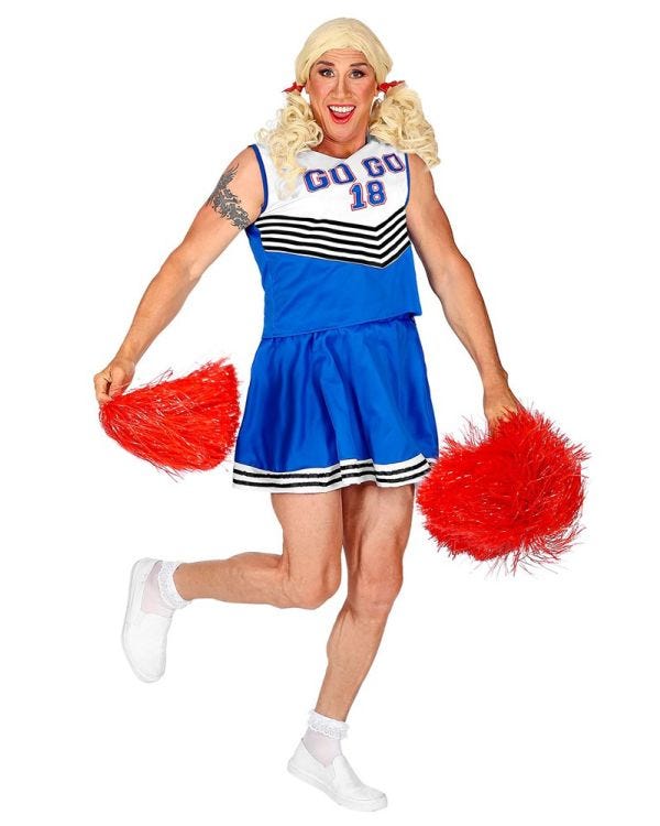 Male Cheerleader - Adult Costume