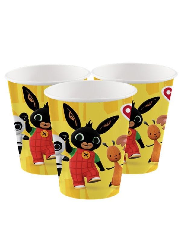 Bing Party Paper Cups - 250ml (8pk)