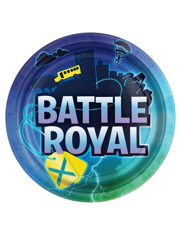 Battle Royal Paper Plates - 23cm (8pk)