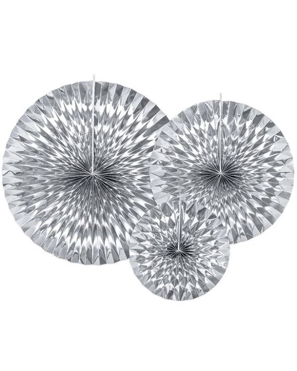 Silver Fans (3pk)