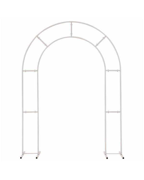White Metal Frame Arch