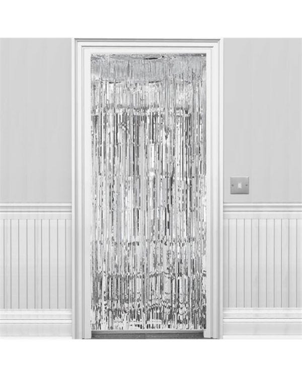 Silver Foil Door Curtain - 2.4m x 92cm