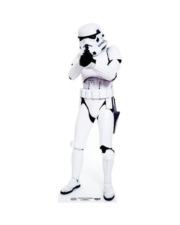 Star Wars Stormtrooper Cardboard Cutout  - 183cm x 66cm