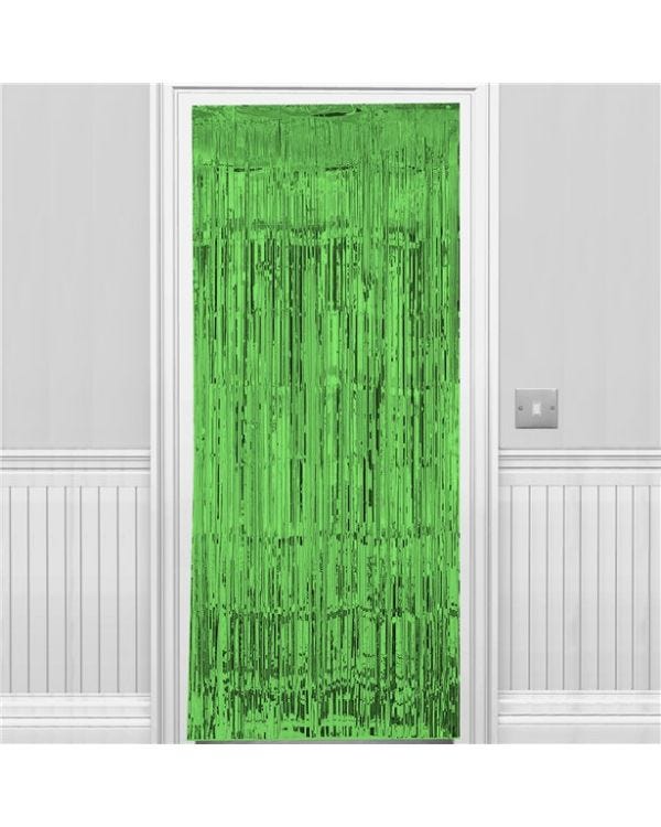 Green Foil Door Curtain - 2.4m x 92cm