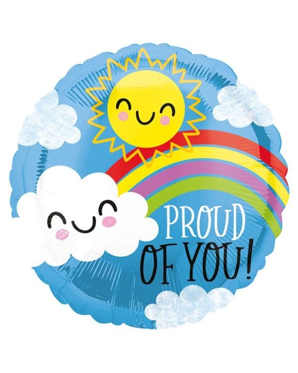 Proud of You Balloon - 18&quot; Foil