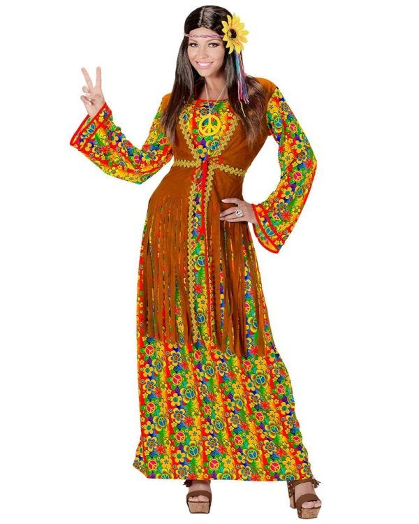Hippie Woman - Adult Costume