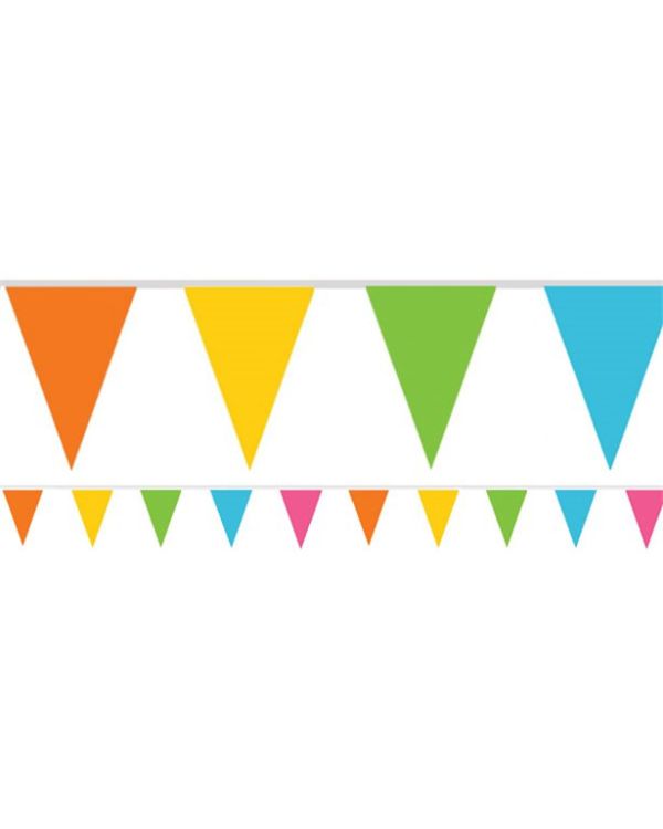 Multicoloured Paper Bunting - 4.5m