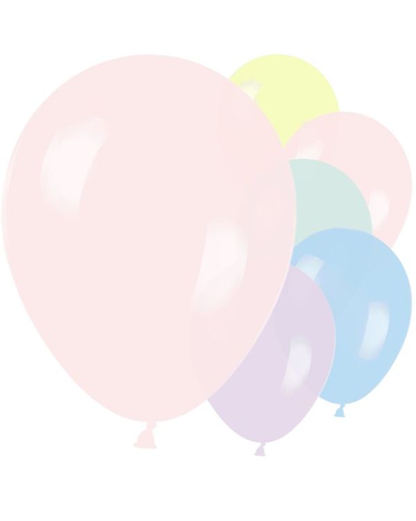 Pastel Matte Assorted Balloons - 12&quot; Latex (50pk)