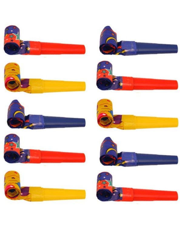 Jazzy Paper Party Blowers - Mega Pack (144pk)