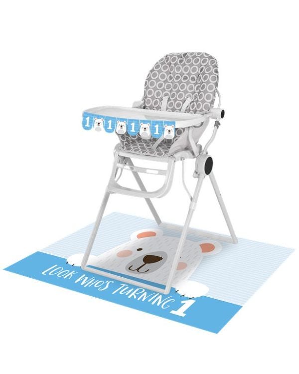 Birthday Bear Highchair Decorating Kit