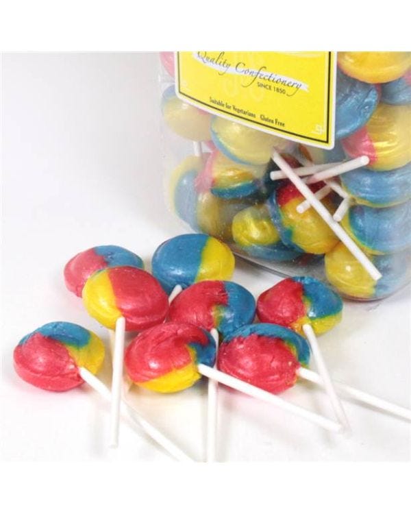 Tutti Frutti Rainbow Lolly Jar x90