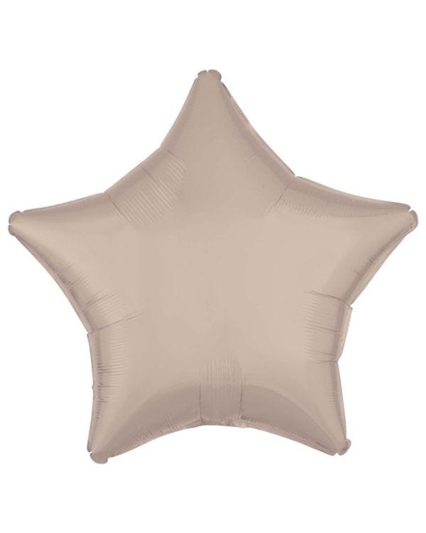 Silk Lustre Latte Star Foil - 18&quot;