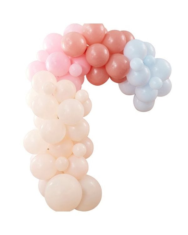 Rainbow Balloon Arch Backdrop