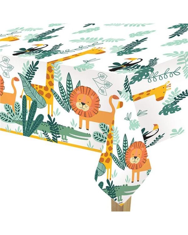 Get Wild Safari Paper Table Cover - 1.2m x 1.8m