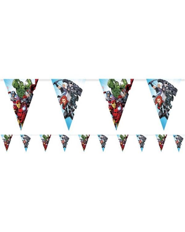 Avengers Infinity Stones Paper Flag Bunting - 2.3m