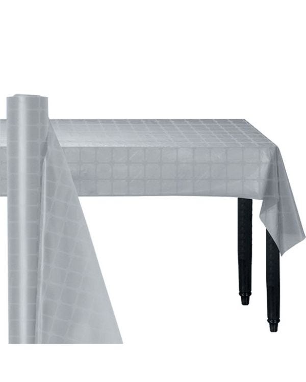Silver Paper Banqueting Roll - 8m x 1.2m