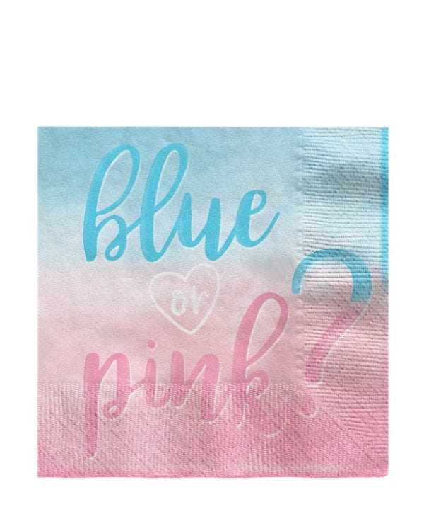 The Big Reveal Paper Napkins - 33cm (16pk)