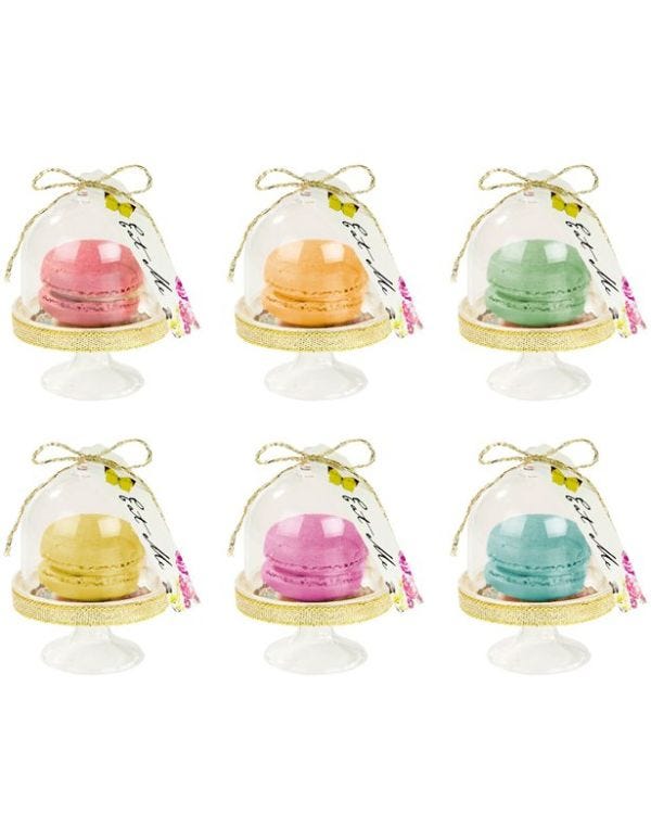 Alice in Wonderland Cake Dome, Tag &amp; Doily Set (6pk)
