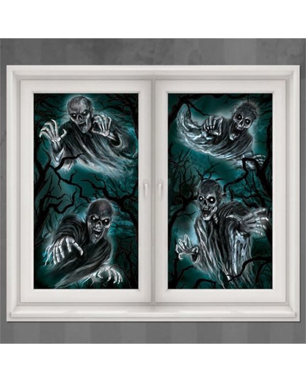 Ghost Silhouettes Window Decoration - 1.65m