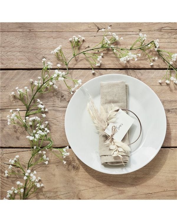 White Gypsophila Artificial Flower Garland - 1.8m