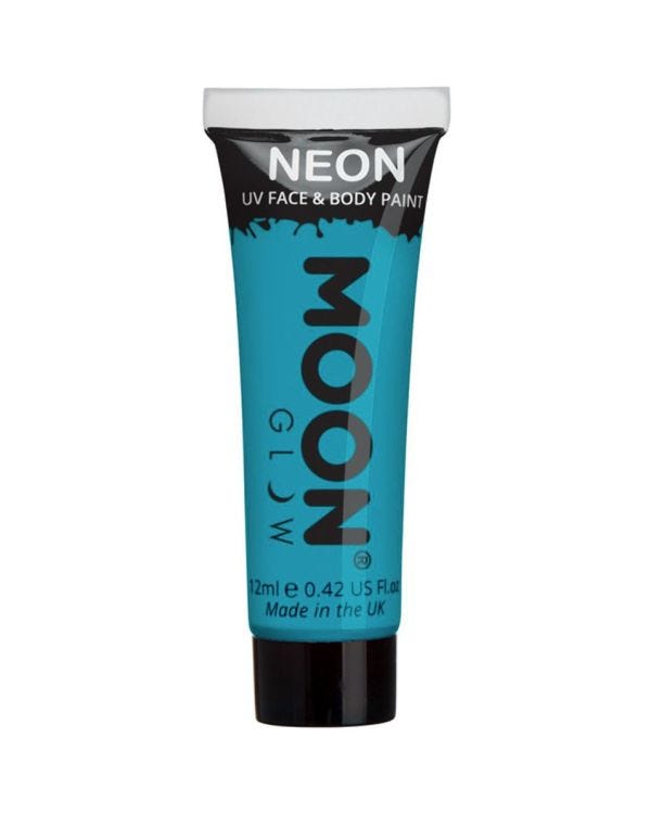 UV Neon Face &amp; Body Paint - Blue 12ml