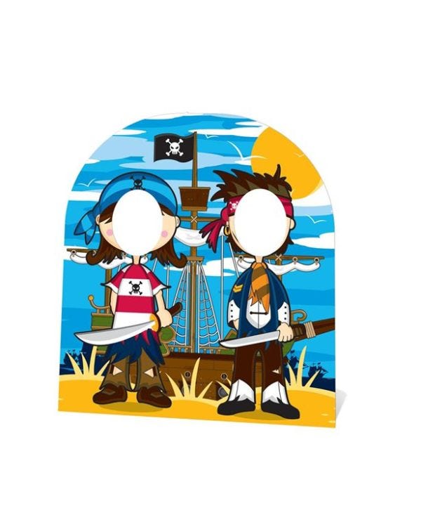 Pirate Friends Stand In Photo Prop - 120cm x 94cm