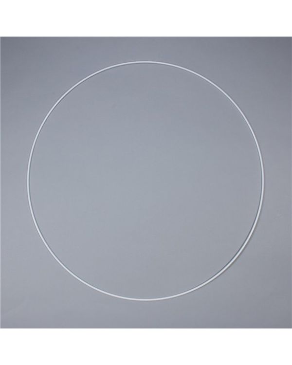 White Wedding Hanging Hoop - 60cm