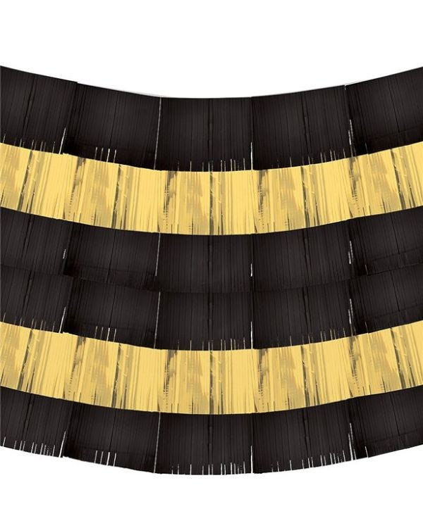 Black Foil Decorative Hanging Backdrop